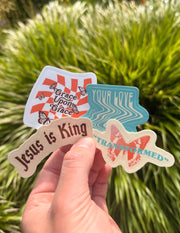 Throwback Sticker Pack Christian Accessories