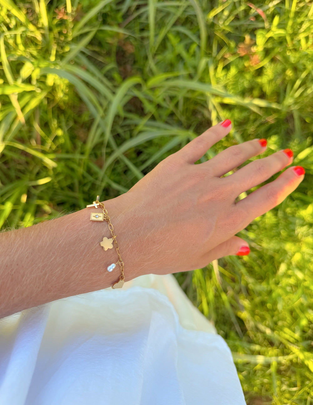 アクセサリー CTHY CHARM CHAIN BRACELET Transformation Charm Paperclip Chain Bracelet | Christian Jewelry