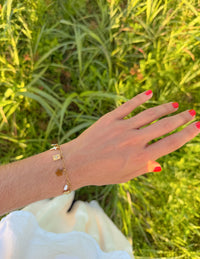 Transformation Charm Paperclip Chain Bracelet Christian Jewelry