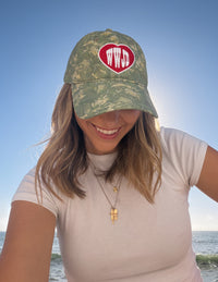 WWJD Camo Hat Christian Accessories