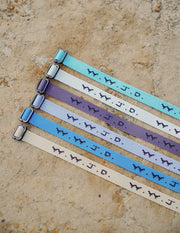 WWJD Surf Bracelet Pack Christian Wristbands