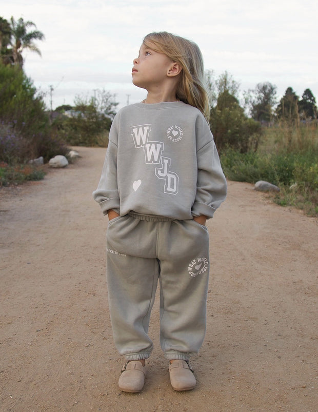 WWJD Varsity Kids Sweatpant Christian Children's Pants