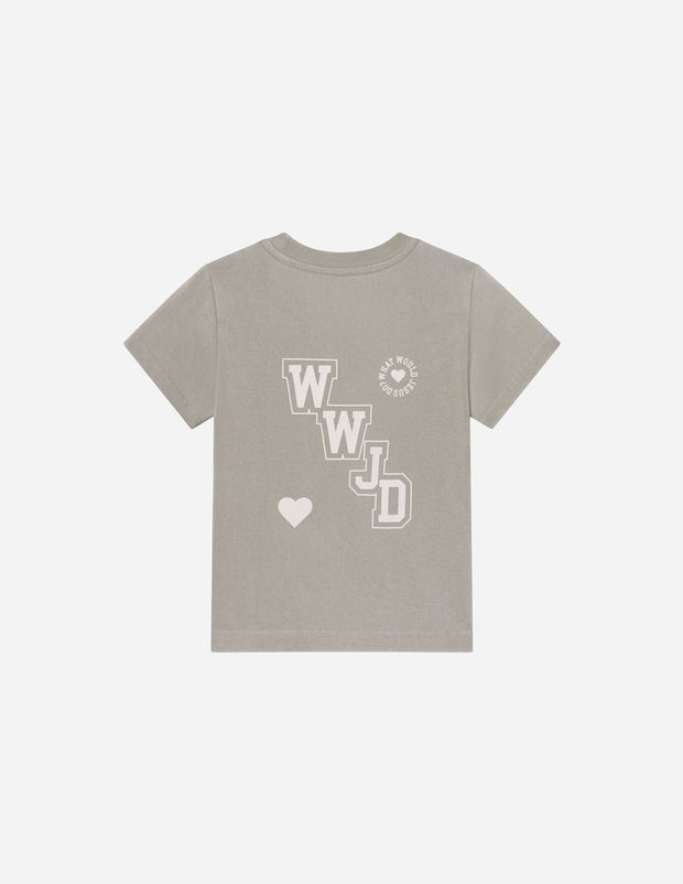 WWJD Varsity Kids Tee Christian Children's T-Shirt