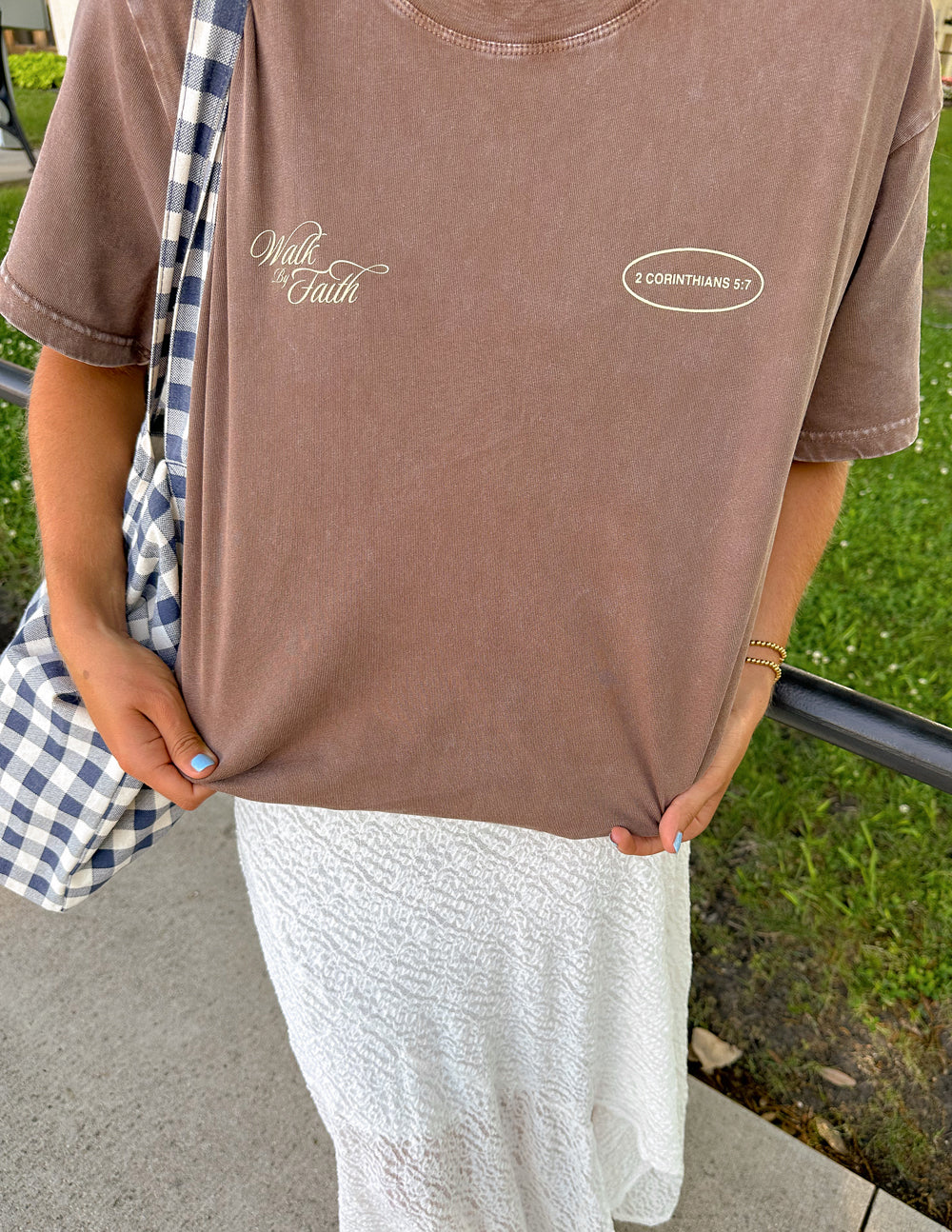 Walk by Faith Unisex Tee | Christian Apparel | Elevated Faith