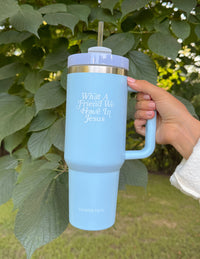 What a Friend in Jesus 40 oz Tumbler Christian Tumblers