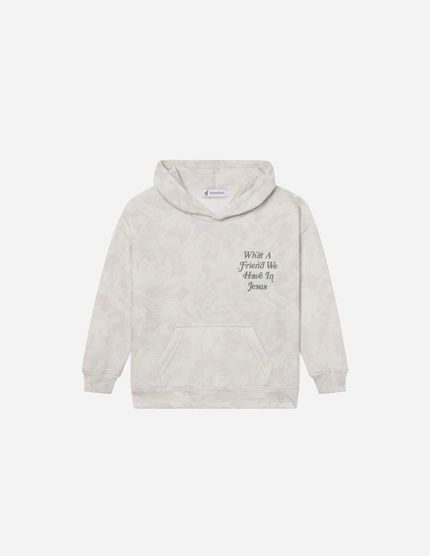 What a Friend in Jesus Camo Kids Hoodie Christian Children's Sweatshirt