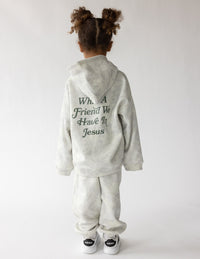 What a Friend in Jesus Camo Kids Hoodie Christian Children's Sweatshirt
