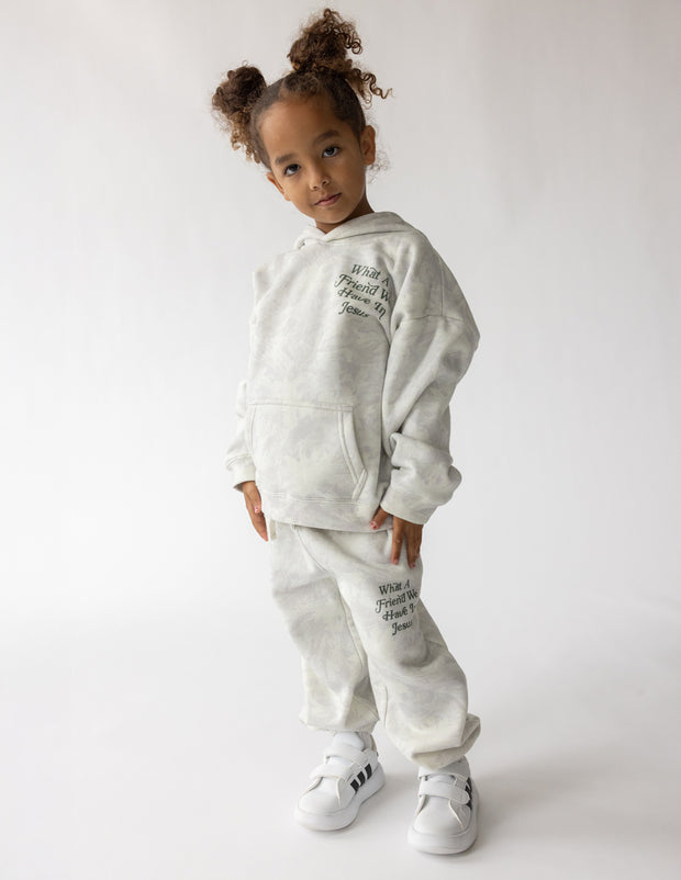 What a Friend in Jesus Camo Kids Hoodie Christian Children's Sweatshirt