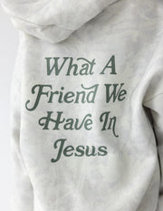 What a Friend in Jesus Camo Kids Hoodie Christian Children's Sweatshirt