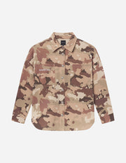 What a Friend in Jesus Camo Shacket Christian Jacket