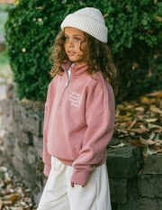 What a Friend in Jesus Kids Half-Zip Jacket Christian Outerwear