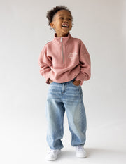 What a Friend in Jesus Kids Half-Zip Jacket Christian Outerwear