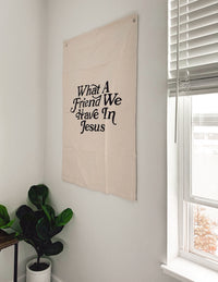 What a Friend in Jesus Tapestry Christian Wall Art