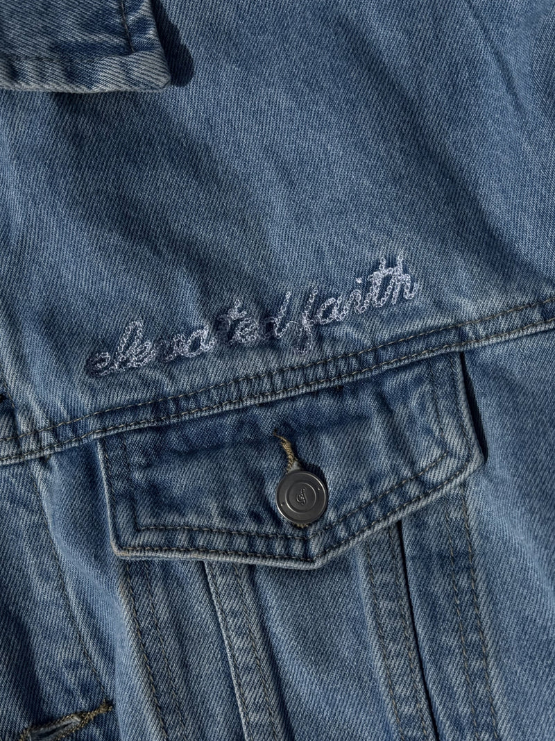What a Friend In Jesus Denim Jacket
