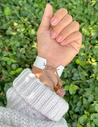 White WWJD Embroidered Bracelet Wristband Christian Jewelry