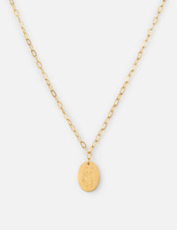 Wildflower Oval Link Necklace Christian Jewelry