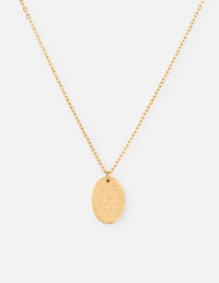 Wildflower Oval Link Necklace Christian Jewelry