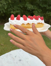 Wrapped Cross Gem Ring Christian Jewelry