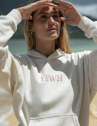YHWH Allover Floral Unisex Hoodie Christian Sweatshirt