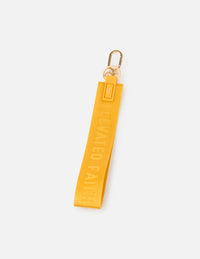 Yellow Oversized Logo Keychain Christian Accessories
