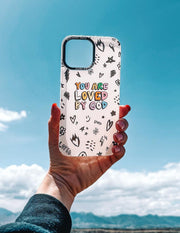 Elevated Faith White You Are Loved By God Phone Case Christian Phone Case