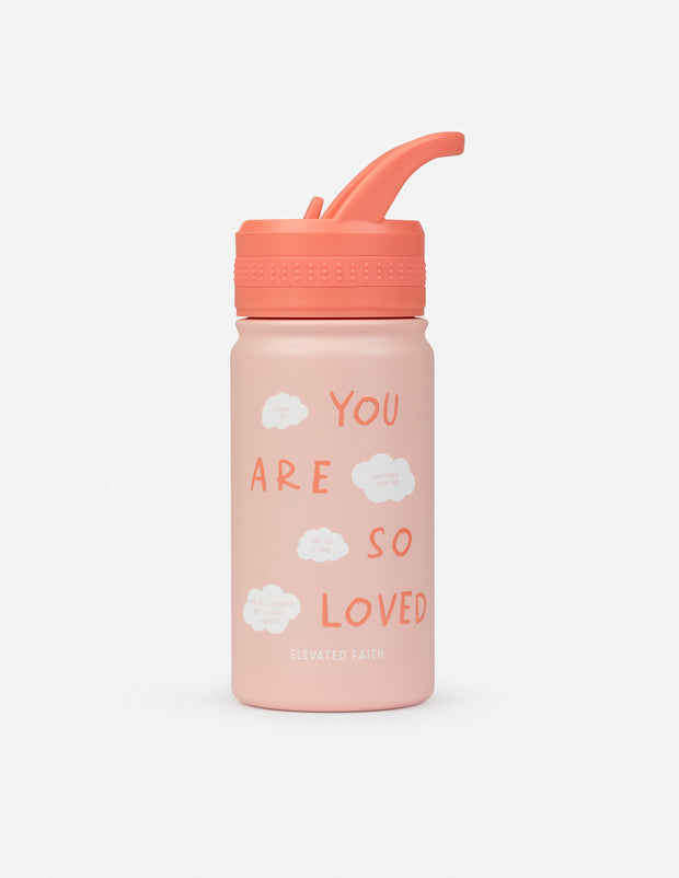 You Are So Loved Kids Water Bottle Christian Accessories