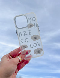 Elevated Faith Blue You Are So Loved Frosted Phone Case Christian Phone Case