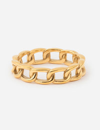 Elevated Faith Chain Ring Christian Ring