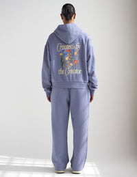 Elevated Faith Created by the Creator Plum Full-Zip Hoodie Christian Hoodie