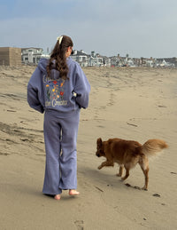 Elevated Faith Created by the Creator Plum Full-Zip Hoodie Christian Hoodie