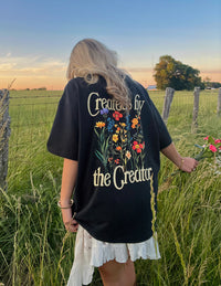 Elevated Faith Created by the Creator Unisex Tee Christian T-Shirt
