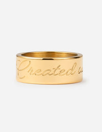 Elevated Faith Created With Purpose Ring Christian Ring