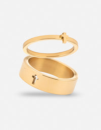 Elevated Faith Distance Ring Set Christian Ring