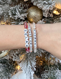 Elevated Faith Eternal Letter Bracelet Christian Letter Bracelet