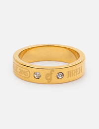 Elevated Faith Gemstone Logo Ring Christian Ring