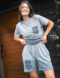 Elevated Faith God is Great Unisex Short Christian Short