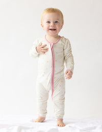 Elevated Faith Heart Bamboo Convertible Footed Onesie Christian Onesie