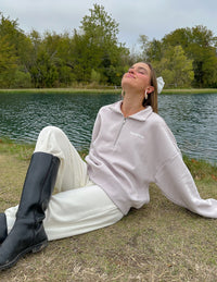 Elevated Faith Heaven Women's Half-Zip Christian Jacket