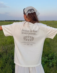 Elevated Faith Jesus Is for Everyone Heavyweight Tee Christian T-Shirt