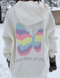 Elevated Faith Jesus Saved My Life Unisex Hoodie Christian