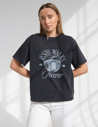 Elevated Faith Jesus Walks Heavyweight Tee Christian T-Shirt