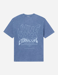 Elevated Faith Living Water Blue Unisex Tee Christian T-Shirt