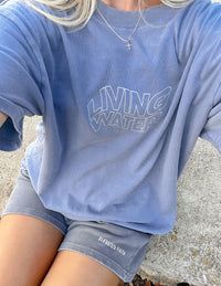 Elevated Faith Living Water Blue Unisex Tee Christian T-Shirt