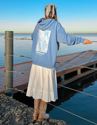 Elevated Faith Miracles Blue Unisex Hoodie Christian Hoodie