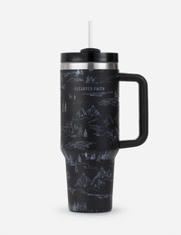 Elevated Faith Mountainscape 40 oz Tumbler Christian Tumbler