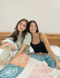 Elevated Faith Patchwork Throw Blanket Christian Blanket