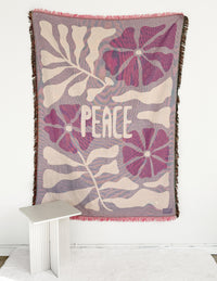 Elevated Faith Peace Throw Blanket Christian Blanket