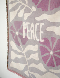 Elevated Faith Peace Throw Blanket Christian Blanket