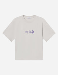 Elevated Faith Pray for Los Angeles Heavyweight Tee Christian T-Shirt