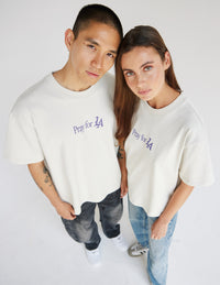 Elevated Faith Pray for Los Angeles Heavyweight Tee Christian T-Shirt